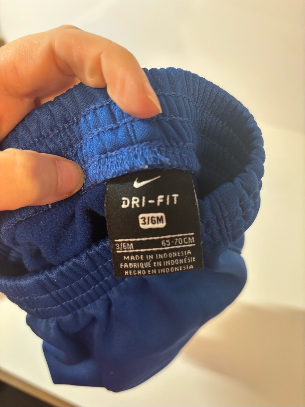 Nike Baby Bright Blue Hoodie & Deep Blue Joggers Set - 3/6M - Picture 6 of 9